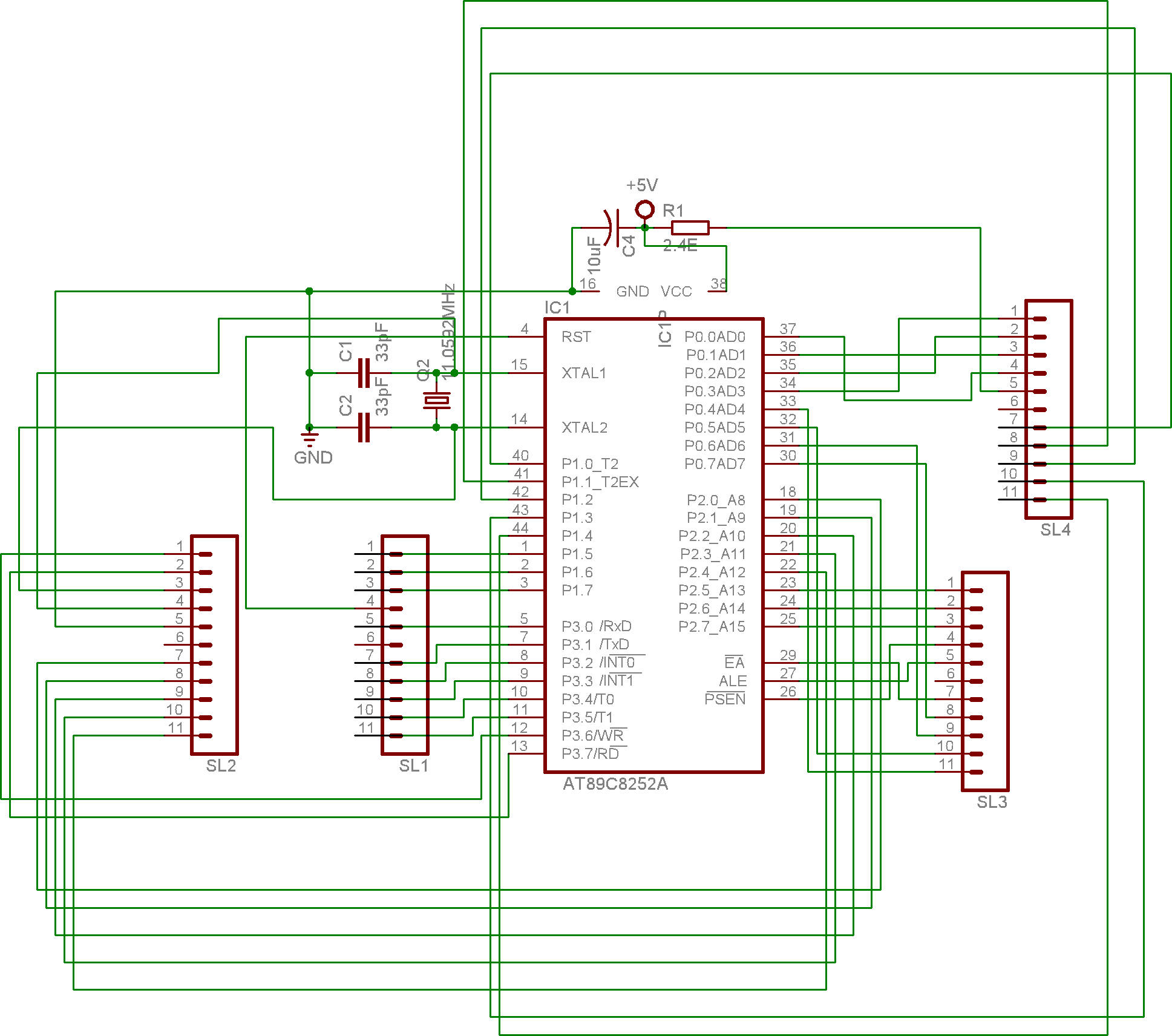 Microcontroller 8051 Sample Programs In C